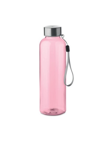 Gourde  anti-fuite personnalisée 500ml - UTAH RPET Matières : PET recyclé Couleurs : rose transparent personnalisable avec votre