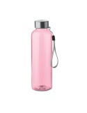 Gourde  anti-fuite personnalisée 500ml - UTAH RPET Matières : PET recyclé Couleurs : rose transparent personnalisable avec votre