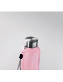 Gourde  anti-fuite personnalisée 500ml - UTAH RPET Matières : PET recyclé Couleurs : rose transparent marquage couleur éclatante