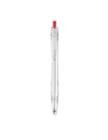 Stylo Bille Éco-responsable en RPET Personnalisé - RPET Matières : PET recyclé Couleurs : rouge cadeau collaborateur premium