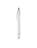 Stylo Bille Éco-responsable en RPET Personnalisé - RPET Matières : PET recyclé Couleurs : rouge marquage couleur éclatante