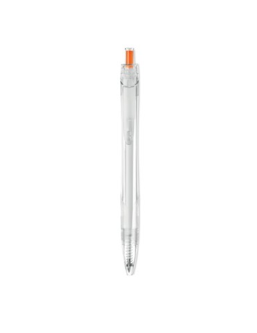 Stylo Bille Éco-responsable en RPET Personnalisé - RPET Matières : PET recyclé Couleurs : orange goodies entreprise design