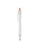 Stylo Bille Éco-responsable en RPET Personnalisé - RPET Matières : PET recyclé Couleurs : orange cadeau client original