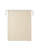 Sac réutilisable en filet de coton  - VEGGIE Matières : coton Couleurs : beige