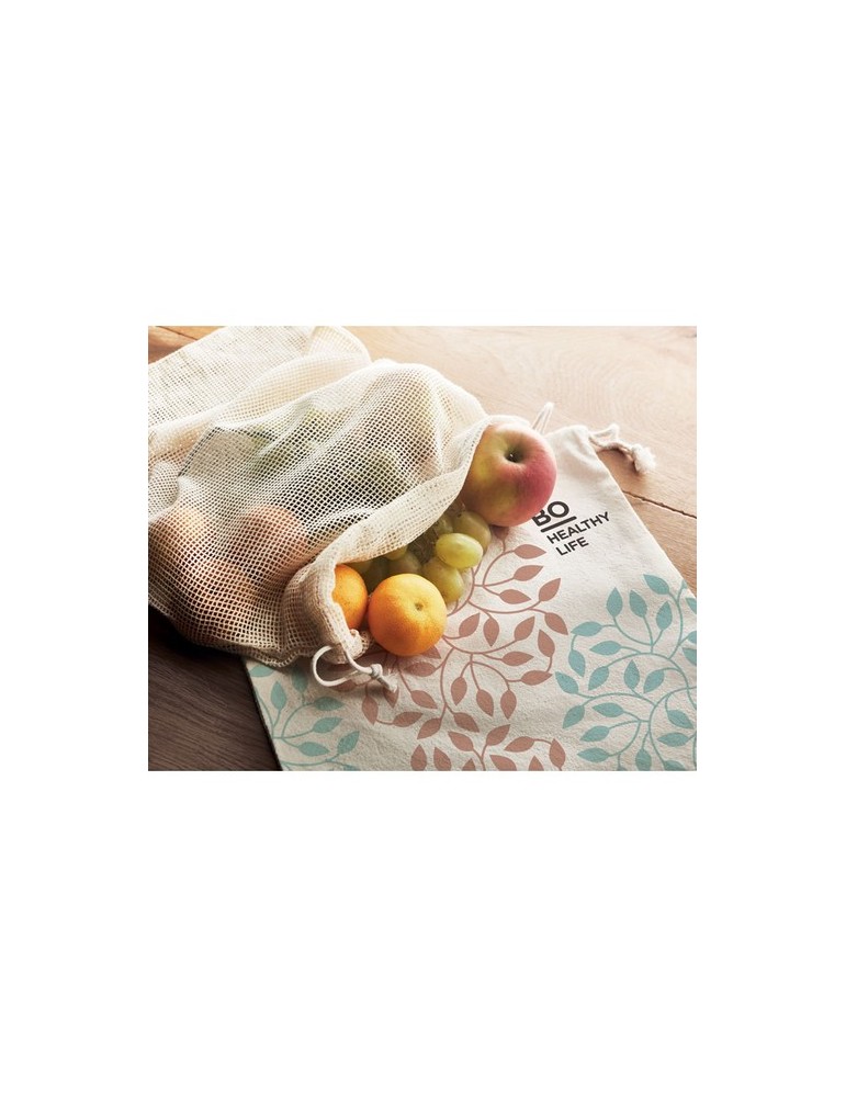 Sac Réutilisable Filet Coton VEGGIE