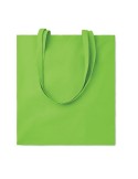 Sac shopping  en coton 180gr/m² - COTTONEL COLOUR Matières : coton Couleurs : vert citron impression logo haute qualité