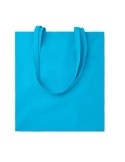 Sac shopping  en coton 180gr/m² - COTTONEL COLOUR Matières : coton Couleurs : turquoise cadeau client original