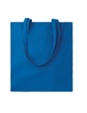 Sac shopping  en coton 180gr/m² - COTTONEL COLOUR Matières : coton Couleurs : bleu royal marquage couleur éclatante