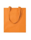 Sac shopping  en coton 180gr/m² - COTTONEL COLOUR Matières : coton Couleurs : orange cadeau affaires élégant