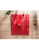 Sac shopping  en coton 180gr/m² - COTTONEL COLOUR Matières : coton Couleurs : rouge personnalisable avec votre logo