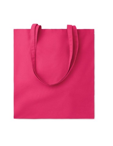 Sac shopping  en coton 180gr/m² - COTTONEL COLOUR Matières : coton Couleurs : fuchsia accessoire événementiel unique