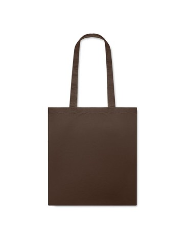 Sac shopping  en coton 180gr/m² - COTTONEL COLOUR Matières : coton Couleurs : chocolat goodies publicitaire durable