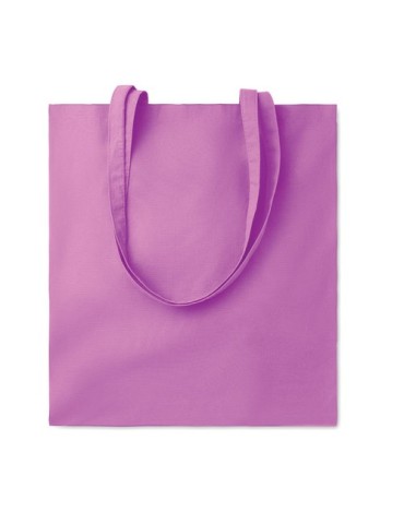 Sac shopping  en coton 180gr/m² - COTTONEL COLOUR Matières : coton Couleurs : violet impression haute définition
