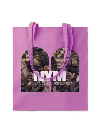 Sac shopping  en coton 180gr/m² - COTTONEL COLOUR Matières : coton Couleurs : violet cadeau collaborateur premium