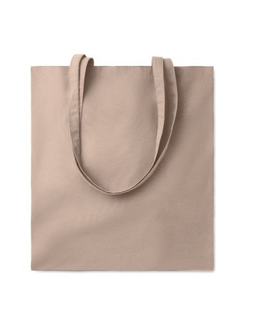 Sac shopping  en coton 180gr/m² - COTTONEL COLOUR Matières : coton Couleurs : corde marquage laser ultra précis