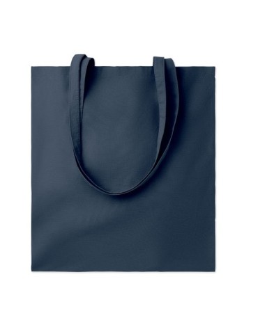 Sac shopping  en coton 180gr/m² - COTTONEL COLOUR Matières : coton Couleurs : bleu marine goodies publicitaire événementiel