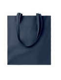 Sac shopping  en coton 180gr/m² - COTTONEL COLOUR Matières : coton Couleurs : bleu marine goodies publicitaire événementiel