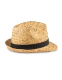 Chapeau en paille naturelle personnalisé pas cher MONTEVIDEO goodies publicitaire événementiel