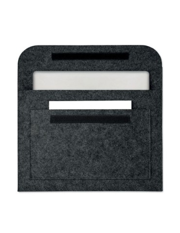 Pochette en Feutre Personnalisée Pratique et Élégante - POUCHLO Matières : PET recyclé Couleurs : pierre goodies publicitaire év