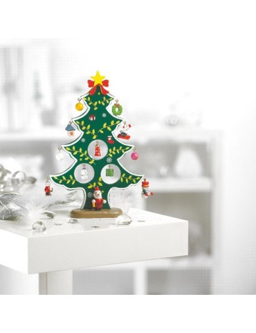 Sapin de Noël en Bois WOODTREE - Décoration Élégante