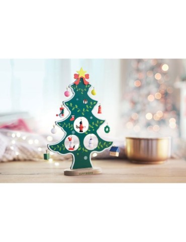 Sapin de Noël en Bois WOODTREE - Décoration Élégante