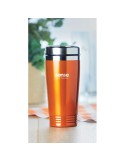Tasse de voyage double paroi personnalisée  - RODEO COLOUR Matières : acier inoxydable Couleurs : orange cadeau affaires élégant