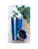 Tasse de voyage double paroi personnalisée  - RODEO COLOUR Matières : acier inoxydable Couleurs : bleu royal cadeau collaborateu
