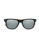 Lunettes de soleil s en bambou - CALIFORNIA TOUCH Matières : Polycarbonate (PC) Couleurs : argenté brillant cadeau entreprise pa