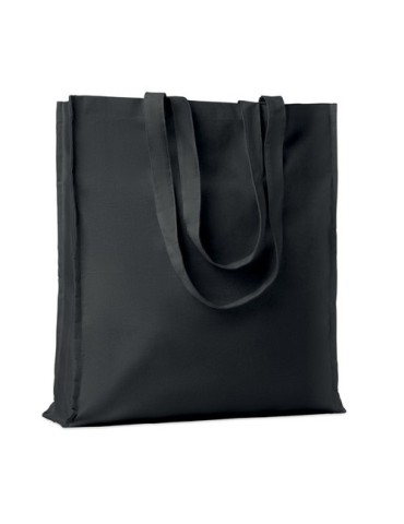 Sac shopping  en coton 140gr/m² - PORTOBELLO Matières : coton Couleurs : noir