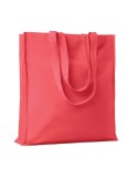 Sac shopping  en coton 140gr/m² - PORTOBELLO Matières : coton Couleurs : rouge marquage laser ultra précis