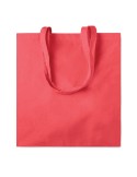 Sac shopping  en coton 140gr/m² - PORTOBELLO Matières : coton Couleurs : rouge cadeau client original