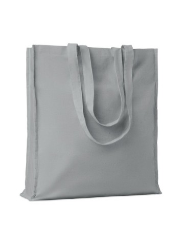 Sac shopping  en coton 140gr/m² - PORTOBELLO Matières : coton Couleurs : gris personnalisable avec votre logo