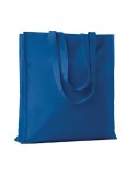 Sac shopping  en coton 140gr/m² - PORTOBELLO Matières : coton Couleurs : bleu royal impression haute définition