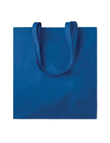 Sac shopping  en coton 140gr/m² - PORTOBELLO Matières : coton Couleurs : bleu royal personnalisation rapide en France