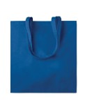 Sac shopping  en coton 140gr/m² - PORTOBELLO Matières : coton Couleurs : bleu royal personnalisation rapide en France