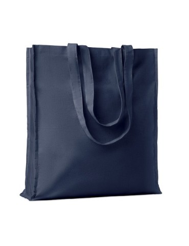 Sac shopping  en coton 140gr/m² - PORTOBELLO Matières : coton Couleurs : bleu marine livraison express 24h 48h