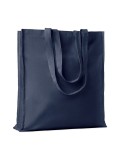Sac shopping  en coton 140gr/m² - PORTOBELLO Matières : coton Couleurs : bleu marine livraison express 24h 48h