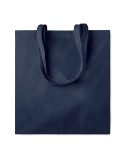 Sac shopping  en coton 140gr/m² - PORTOBELLO Matières : coton Couleurs : bleu marine cadeau affaires élégant