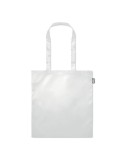 Sac shopping  en RPET - TOTEPET Matières : PET recyclé Couleurs : blanc marquage laser ultra précis