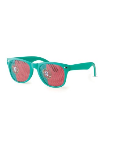 Lunettes de supporter personnalisées élégantes et festives FLAG FUN Matières : Polycarbonate (PC) Couleurs : assortiment marquag