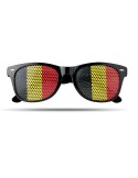 Lunettes de supporter personnalisées élégantes et festives FLAG FUN Matières : Polycarbonate (PC) Couleurs : noir personnalisati
