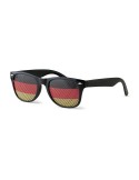 Lunettes de supporter personnalisées élégantes et festives FLAG FUN Matières : Polycarbonate (PC) Couleurs : jaune goodies publi