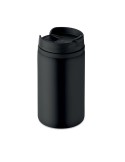 Mug isotherme pratique double paroi 250 ml personnalisé FALUN cadeau d'entreprise Matières : acier inoxydable Couleurs : noir