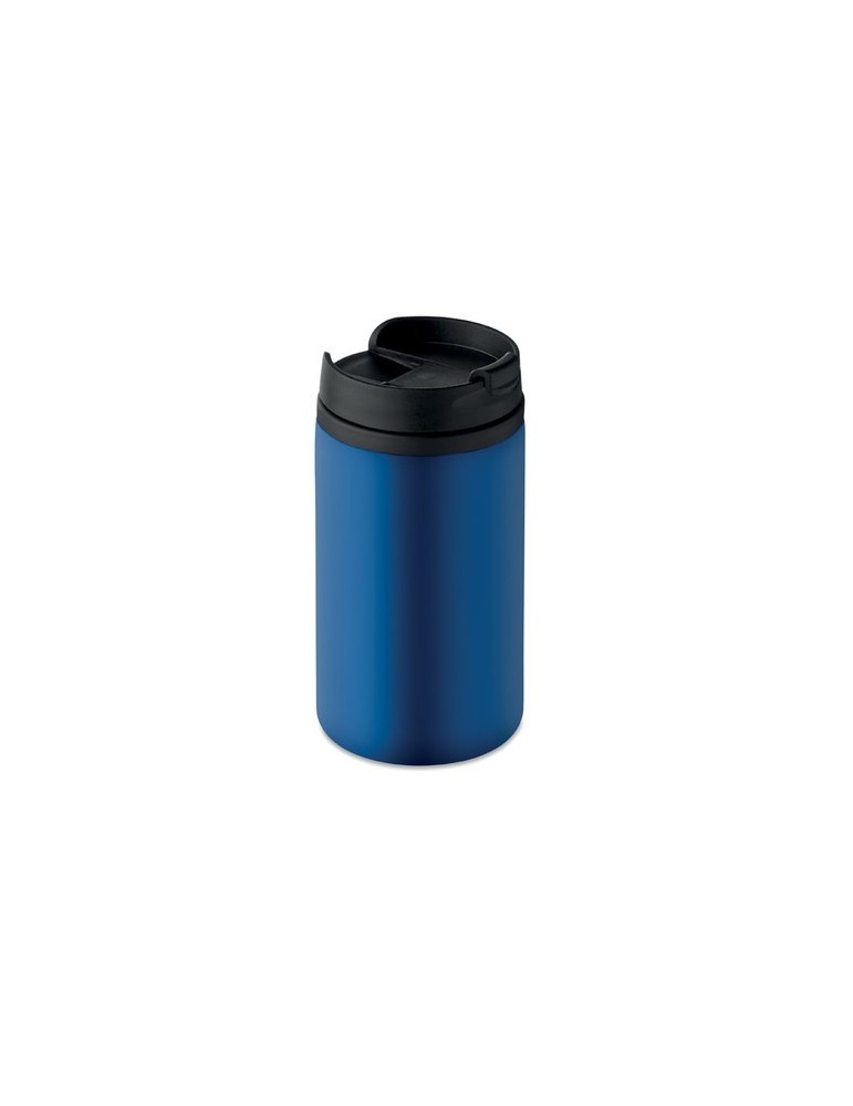 Mug isotherme pratique double paroi 250 ml personnalisé FALUN cadeau d'entreprise Matières : acier inoxydable Couleurs : bleu pe