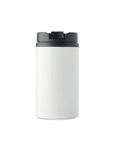 Mug isotherme pratique double paroi 250 ml personnalisé FALUN cadeau d'entreprise Matières : acier inoxydable Couleurs : blanc i