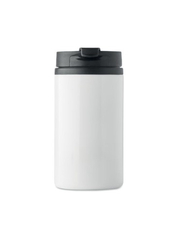 Mug isotherme pratique double paroi 250 ml personnalisé FALUN cadeau d'entreprise Matières : acier inoxydable Couleurs : blanc l