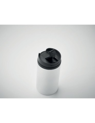 Mug isotherme pratique double paroi 250 ml personnalisé FALUN cadeau d'entreprise Matières : acier inoxydable Couleurs : blanc p
