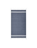 Serviette de plage en coton personnalisée MALIBU Matières : coton Couleurs : bleu