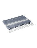 Serviette de plage en coton personnalisée MALIBU Matières : coton Couleurs : bleu cadeau collaborateur premium