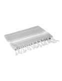 Serviette de plage en coton personnalisée MALIBU Matières : coton Couleurs : gris livraison express 24h 48h